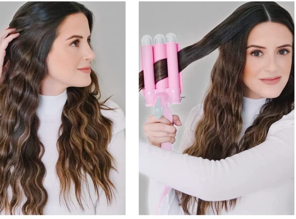 Prong curling iron sale